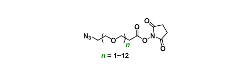 azido-PEGn-NHS ester